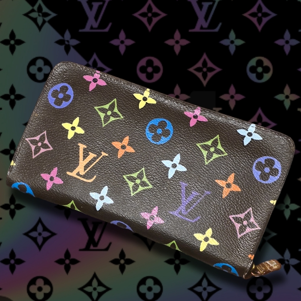 Louis Vuitton Monogram Multicolor Zippy Bunny Starling - Takashi Murakami Style